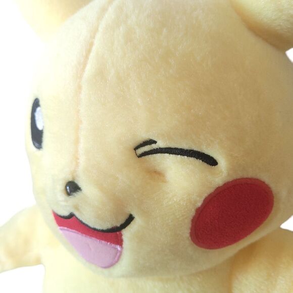 Build A Bear Winking Pikachu Pokemon Plush 25th Anniversary Online Exclusive BaB